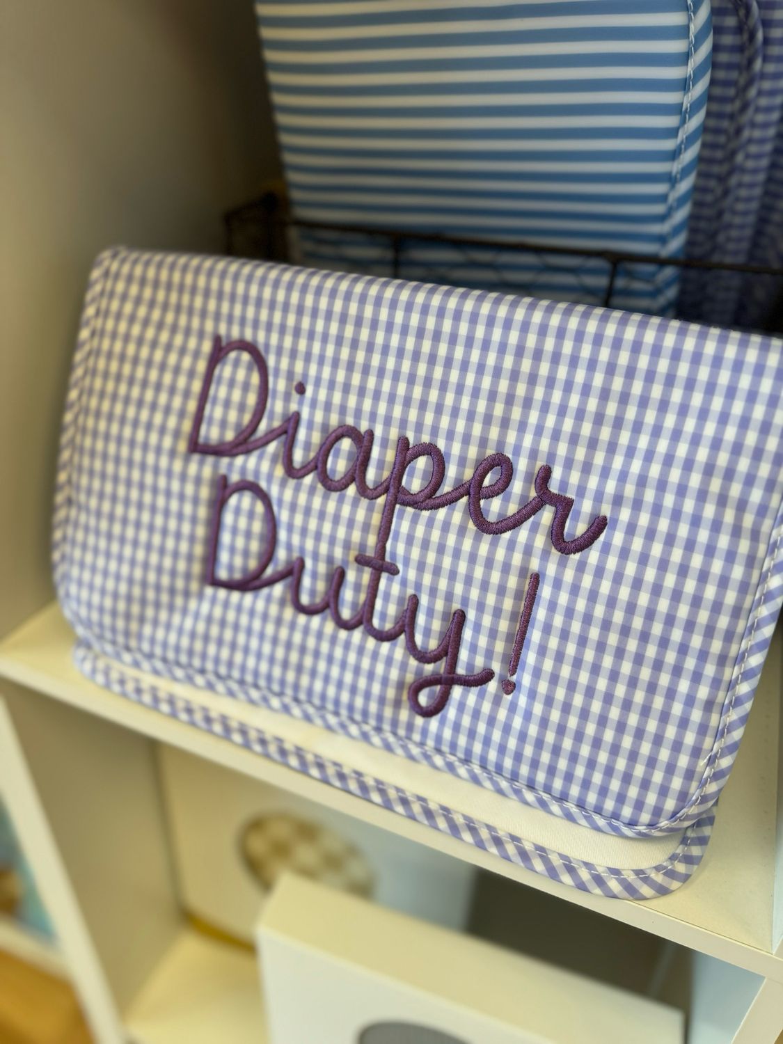 GAME CHANGER PAD - GINGHAM LILAC