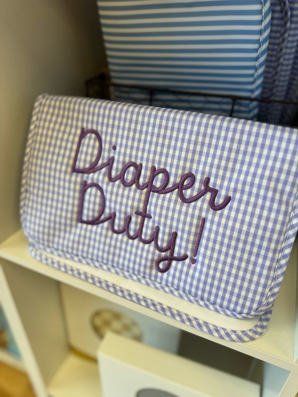 GAME CHANGER PAD - GINGHAM LILAC