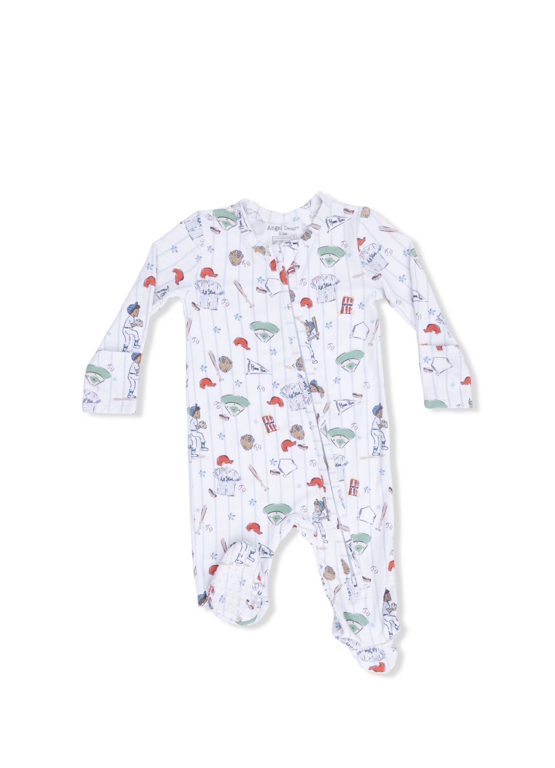 Home Run Baseball 2 Way Zipper Footie