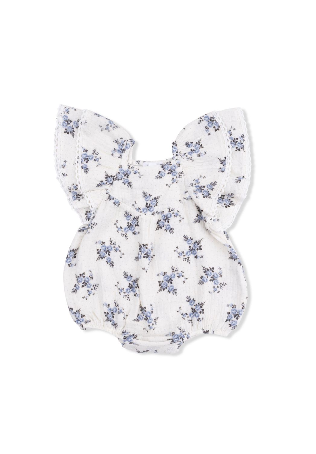 Belle Rosette Dot V-Neck Bubble