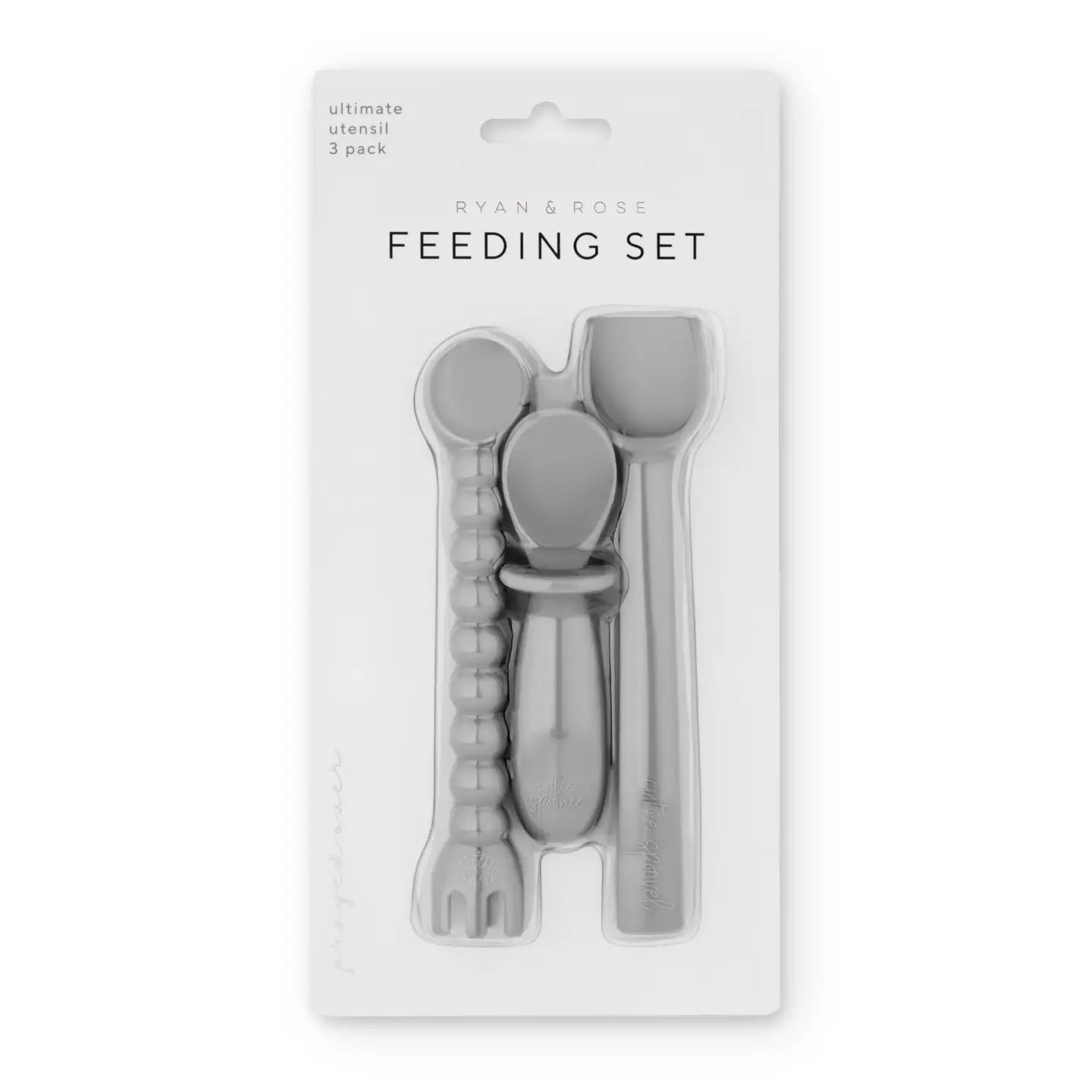 Ryan &amp; Rose Feeding Set - Grey