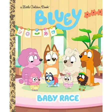 Little Golden Book Bluey Baby Race