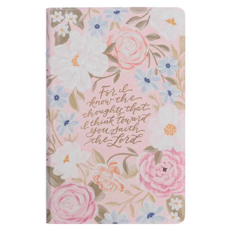 KJV Leather Bible- Floralprint