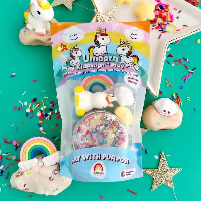 Unicorn Mini Kiddough Play Pack
