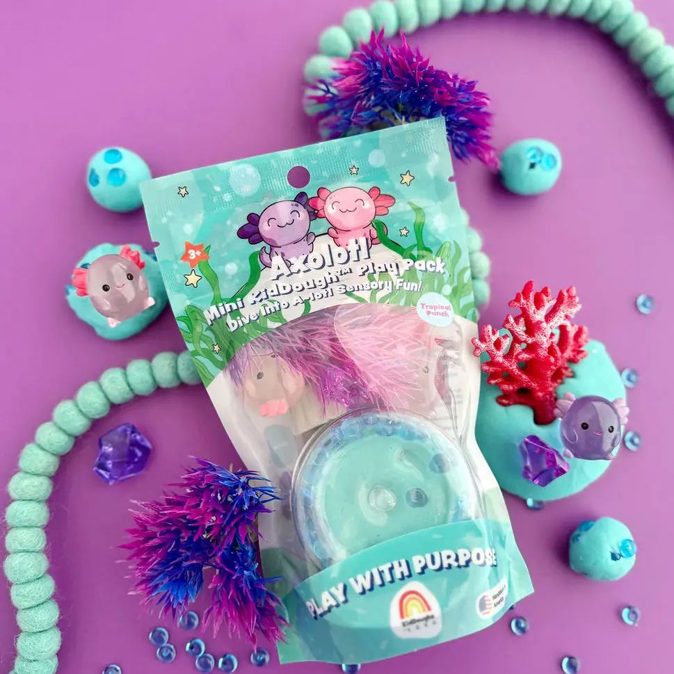Axolotl Mini Kiddough Play Pack