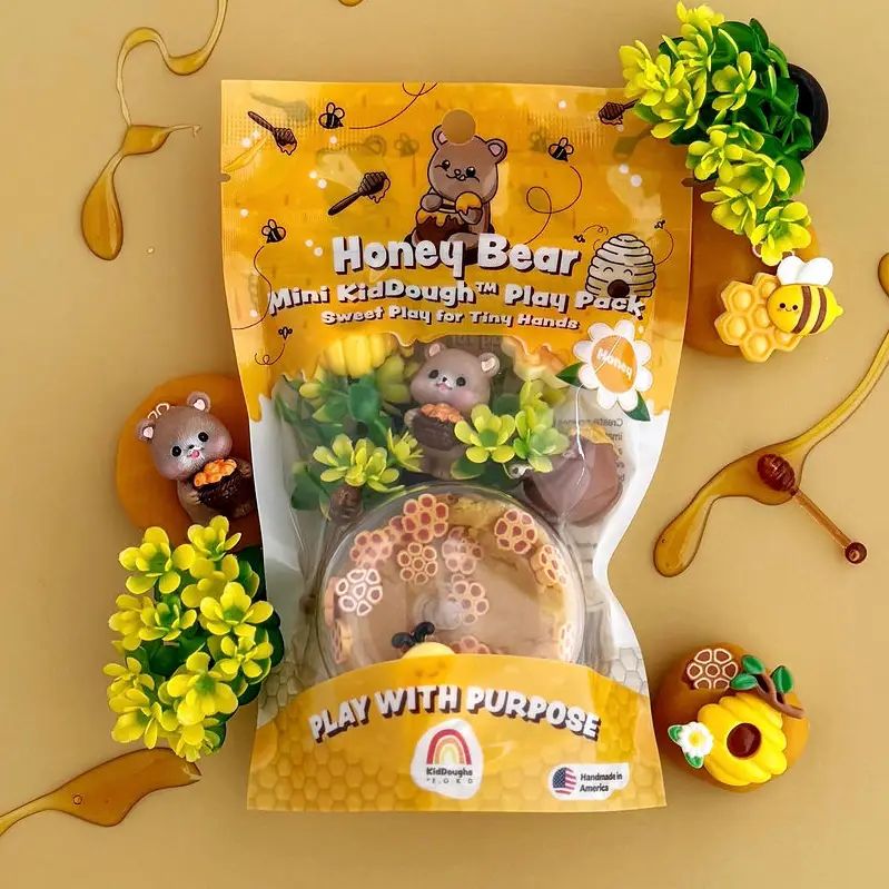 Honey Bear Mini Kiddough Play Pack