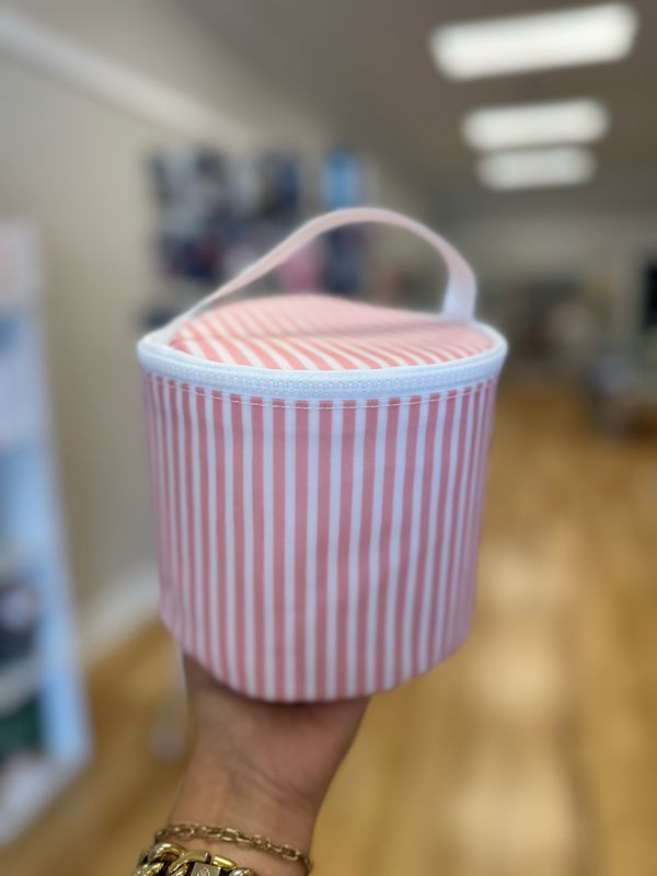 TRVL Snack Bag - Dusty Rose Stripe