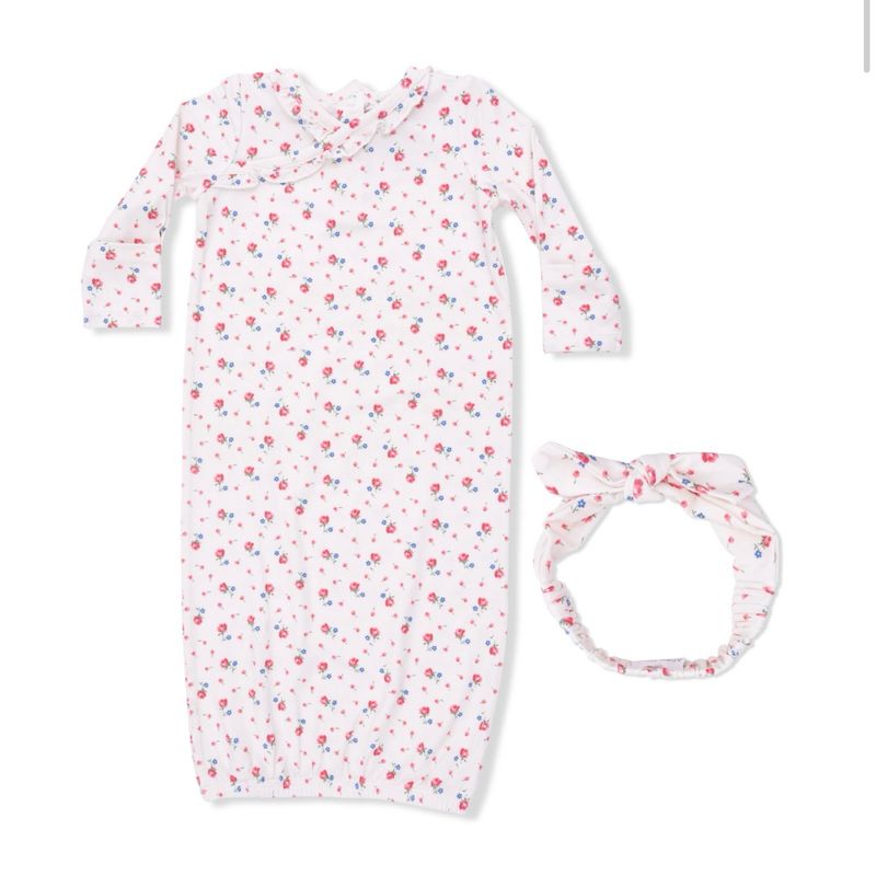 Joli Rosette Kimono Gown &amp; Headband