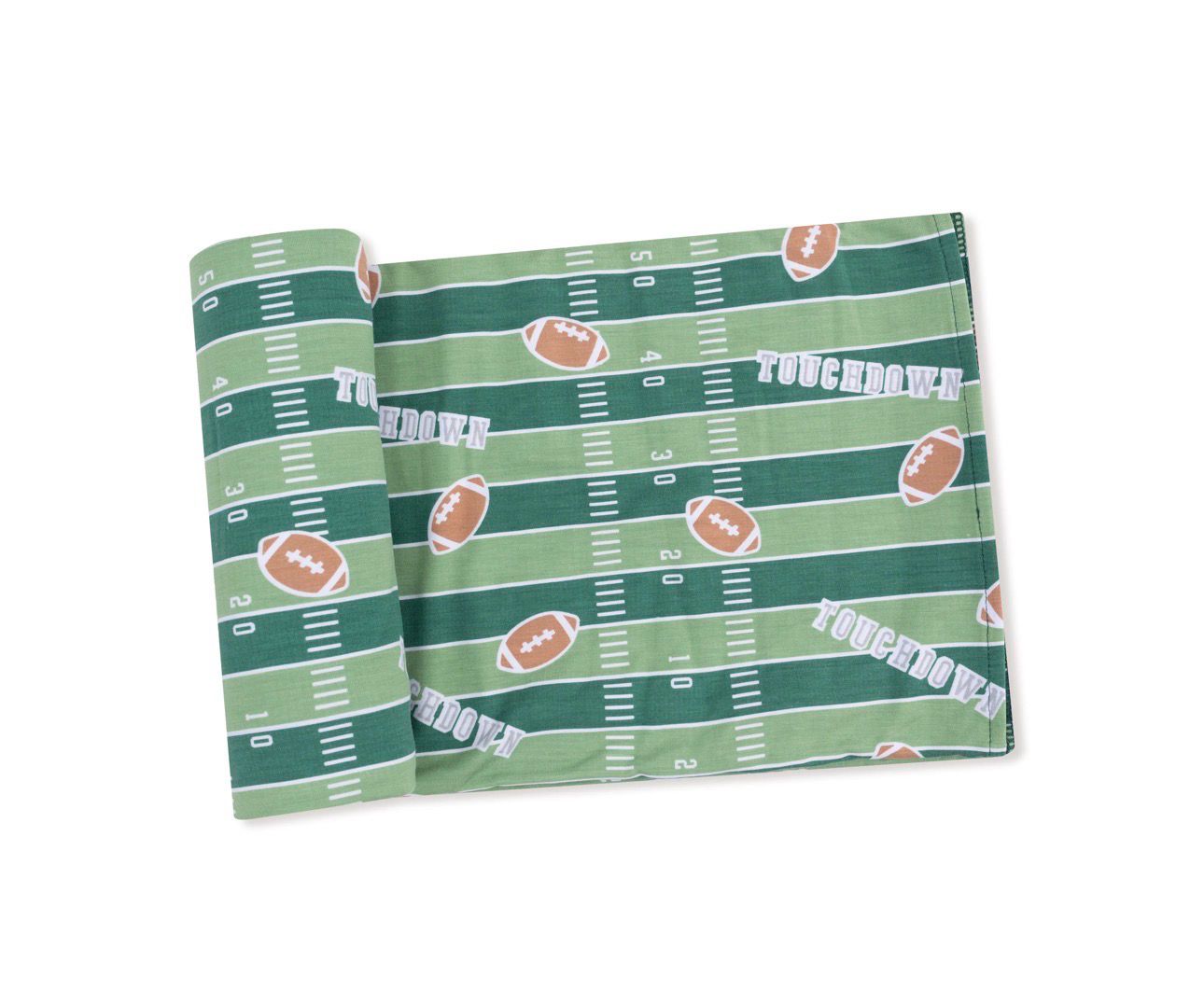 Football Field Glow In The Dark Swaddle Blanket