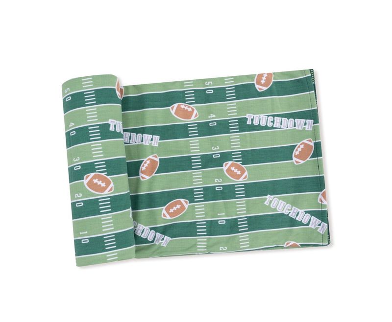Football Field Glow In The Dark Swaddle Blanket