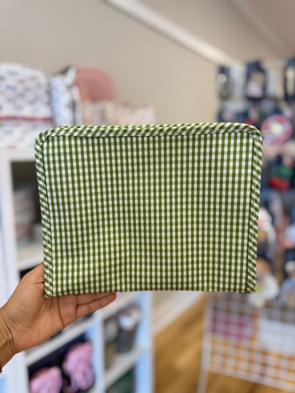 TRVL Large Roadie- Gingham Moss