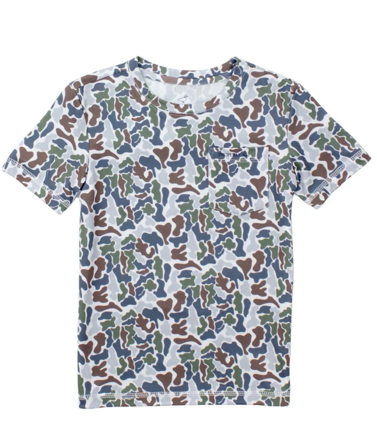 Properly Tied Ravine Pocket Tee SS Terra Camo