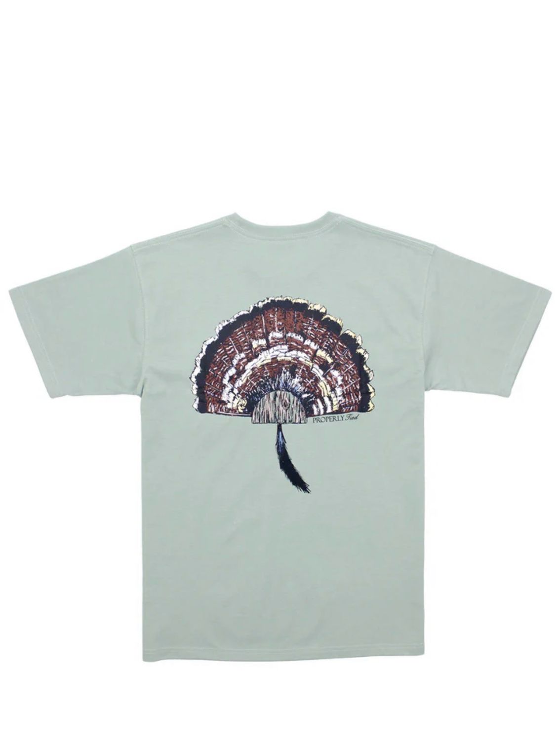 Properly Tied Turkey Mount Tee- Olive