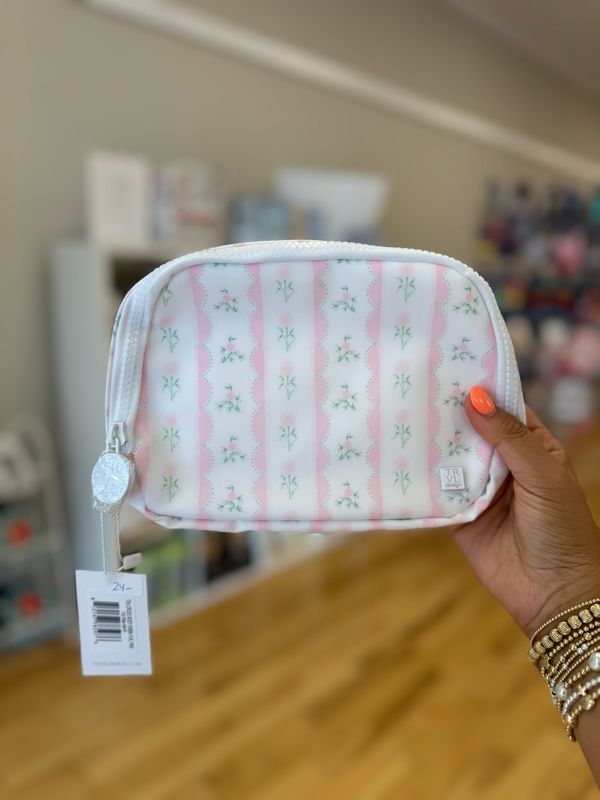 TRVL Crossbody Bag - Pink Ribbon Floral