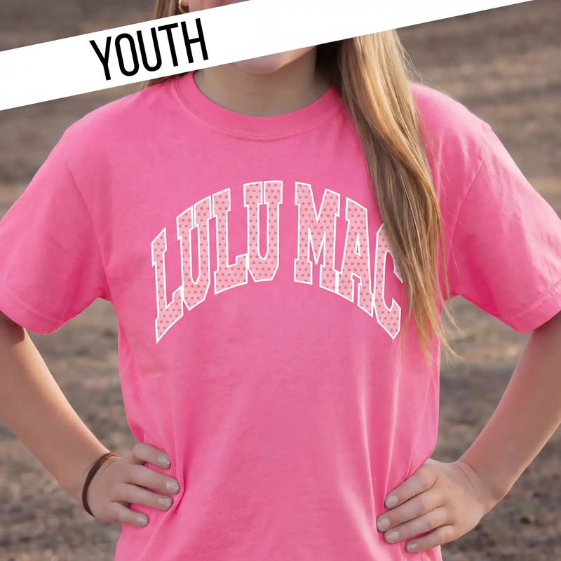 Lulu Mac Dot Neon Pink Tee