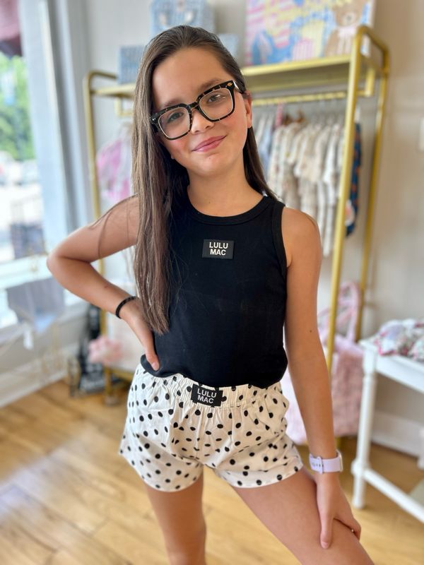 Lulu Mac Solid Black Tank