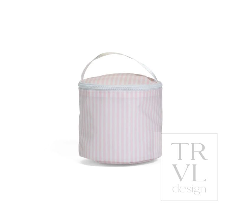 TRVL Snack Bag - Pimlico Pink Stripe