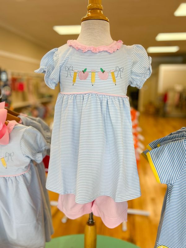 Pencil Garland Scallop Short Set