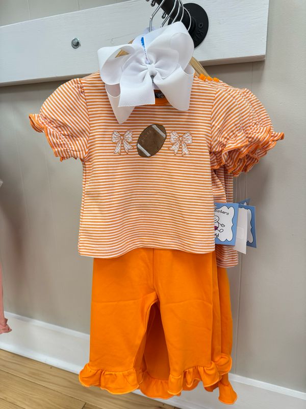 Football Leggings Set - Orange
