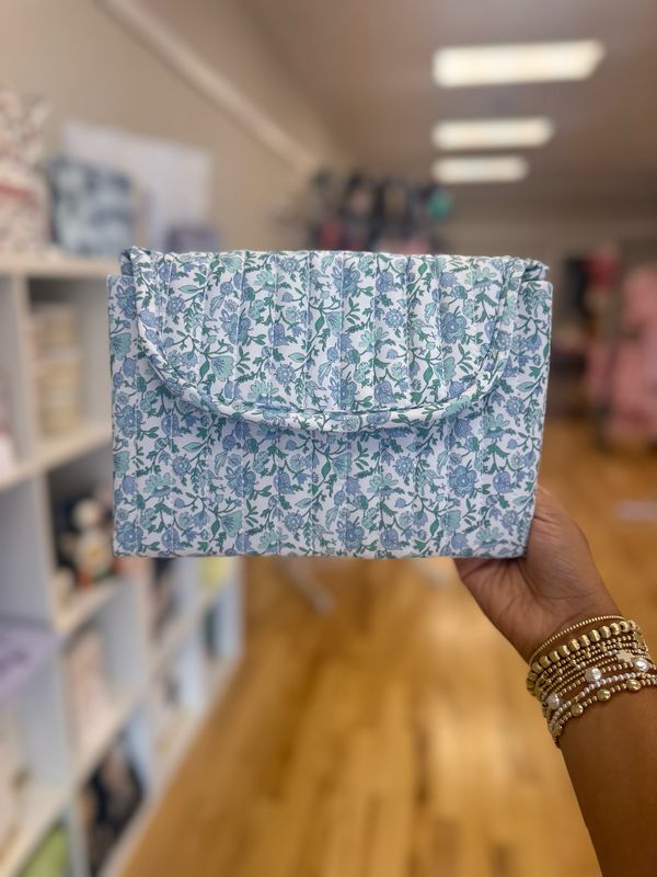 TRVL Quilted Changing Pad - Hamptons Floral