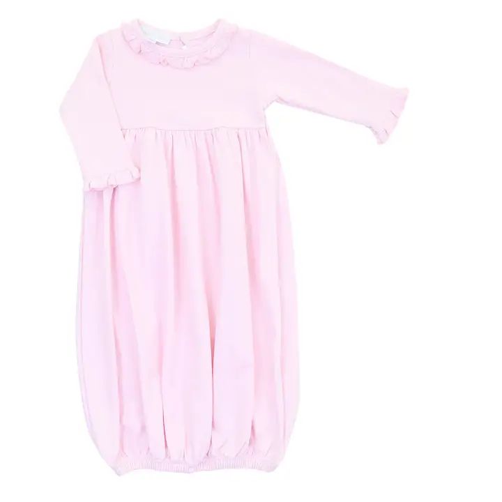 Magnolia Baby Pink Pima Ruffle Gown