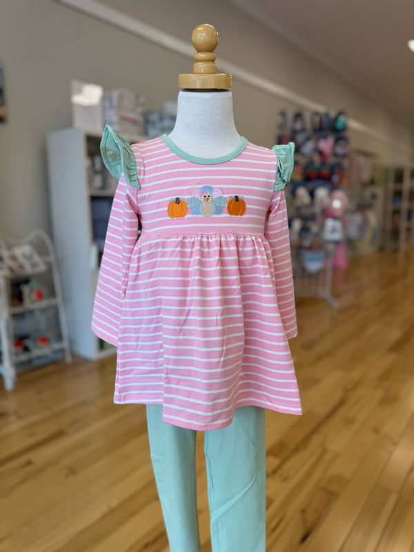 Turkey Ruffle Pant Set