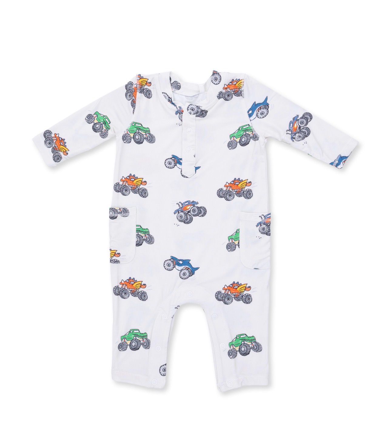 Monster Trucks Romper