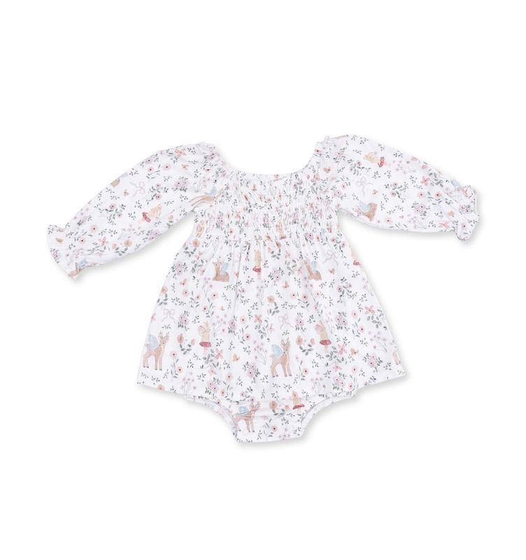 Enchanted Woodland Caitlyn Smocked Skirted Bubble