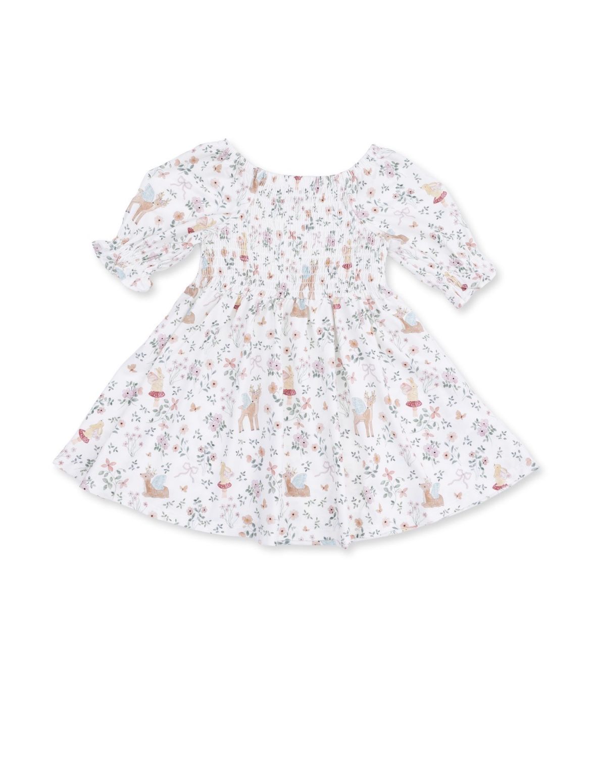 Enchanted Woodland Smocked Dress
