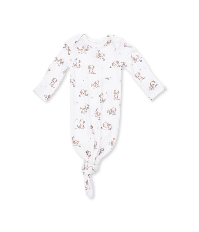 Explorer Puppy Blue - Knotted Gown and Beanie Hat
