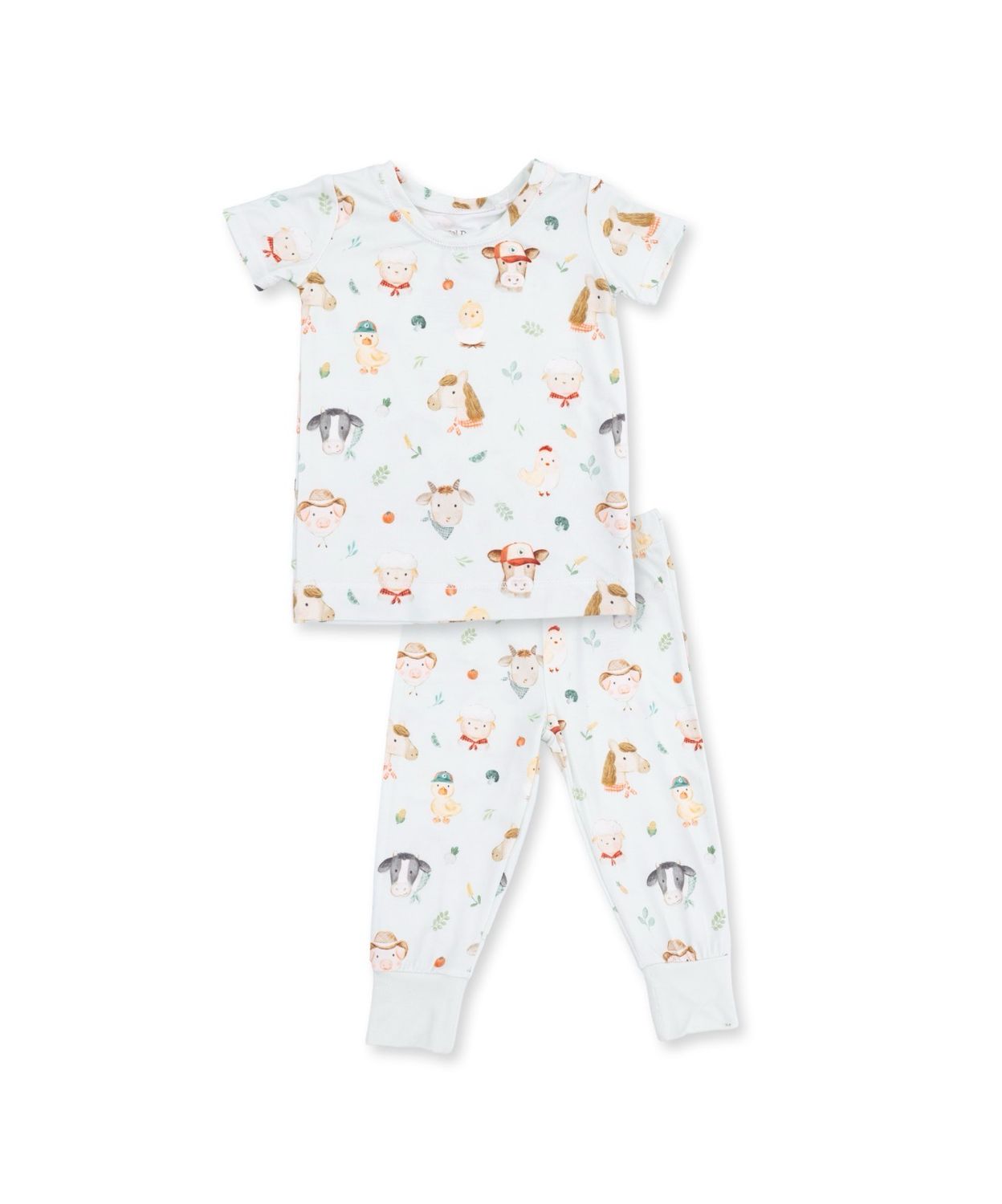 Baby Farm Faces - Short Sleeve Loungewear Set