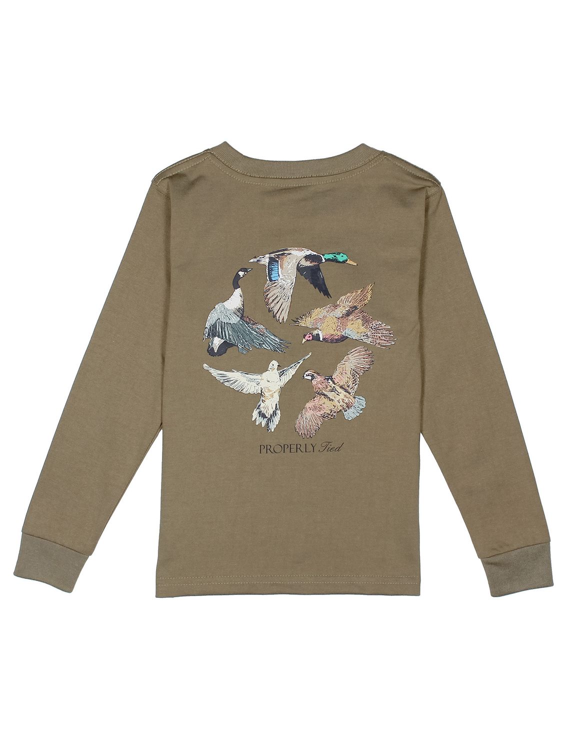 Properly Tied Flock L/ S Tee