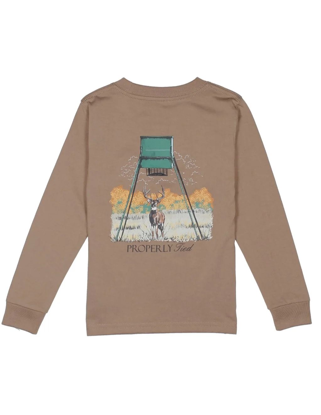 Properly Tied Deer Feeder L/S Tee