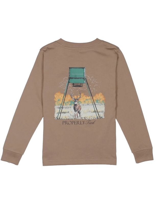Properly Tied Deer Feeder L/S Tee