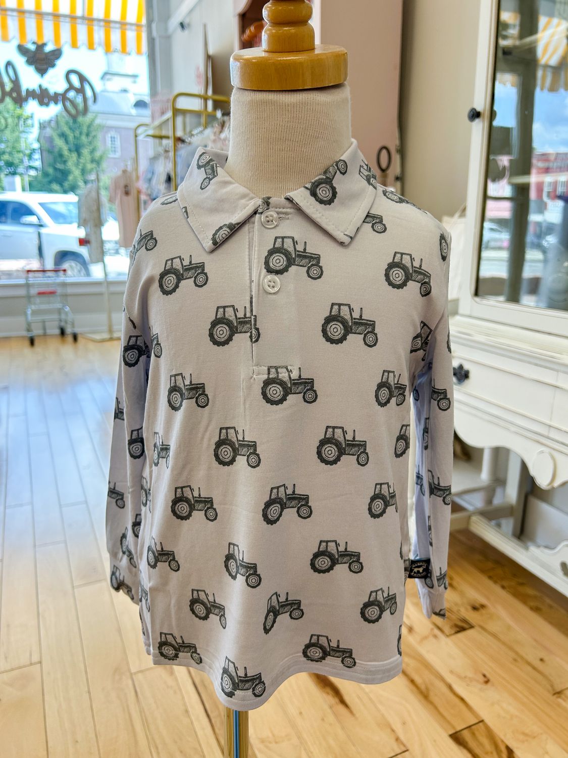 Pier L/S  Polo in Tractor 