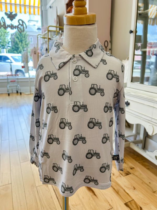 Pier L/S  Polo in Tractor 