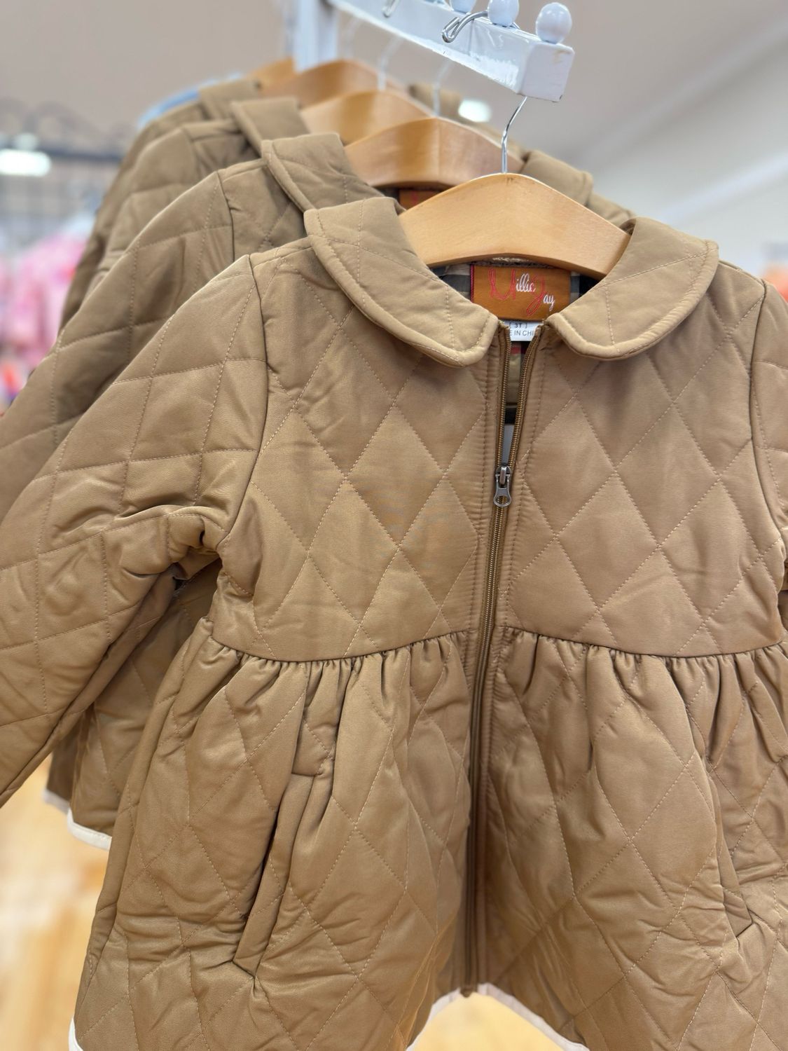 Saylor Girls Jacket - Brown/plaid