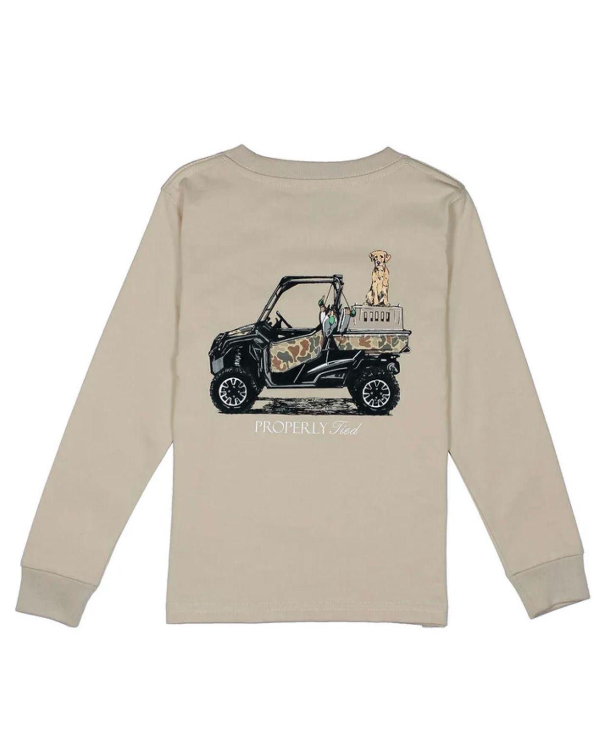 Properly Tied Trail Tradition L/S Tee- Linen