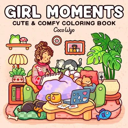 "Girl Moments" Coloring Book