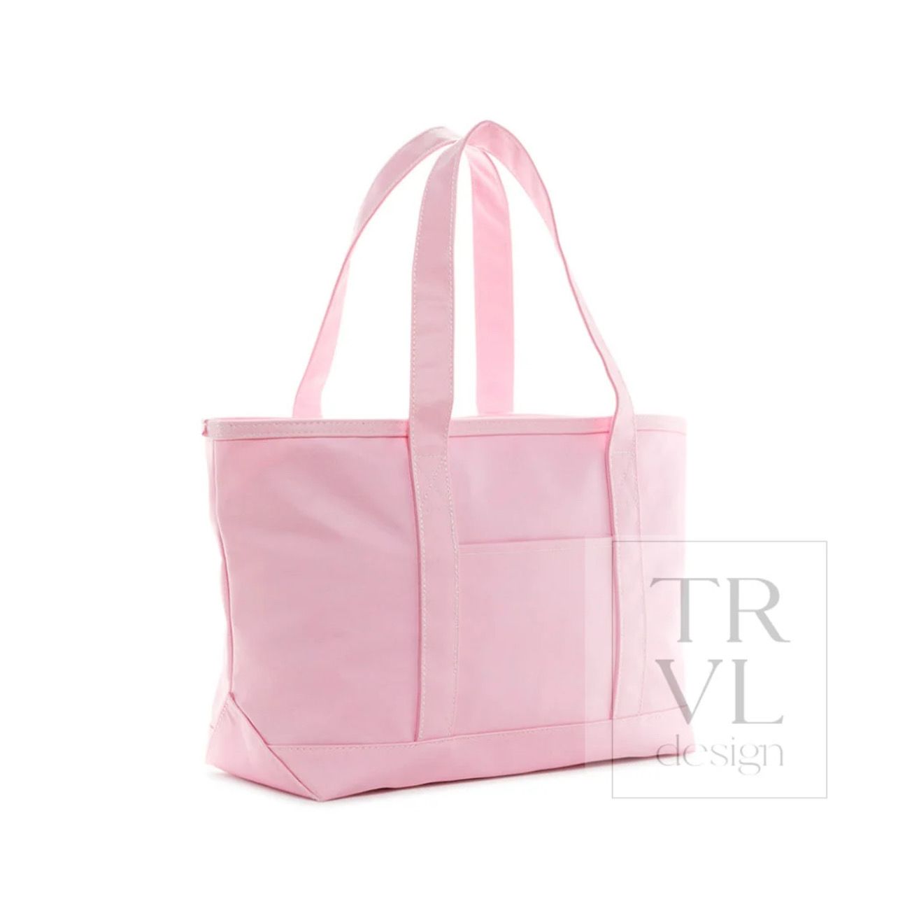 TRVL Medium Coated Canvas Tote - Peony