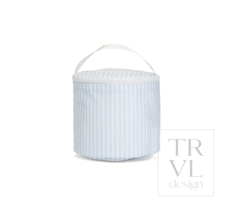 TRVL Snack Bag - Pimlico Light Blue Stripe