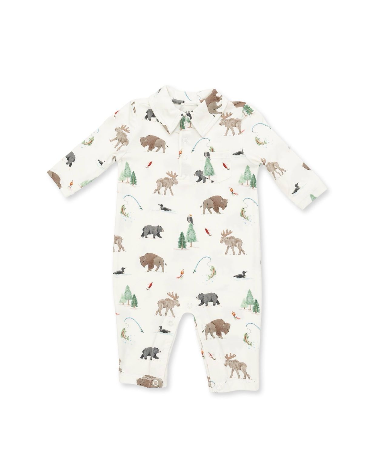 Northern Woodland Animals - Polo Romper
