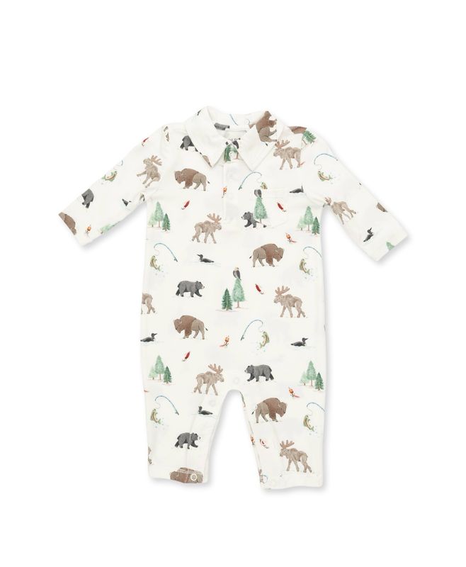 Northern Woodland Animals - Polo Romper