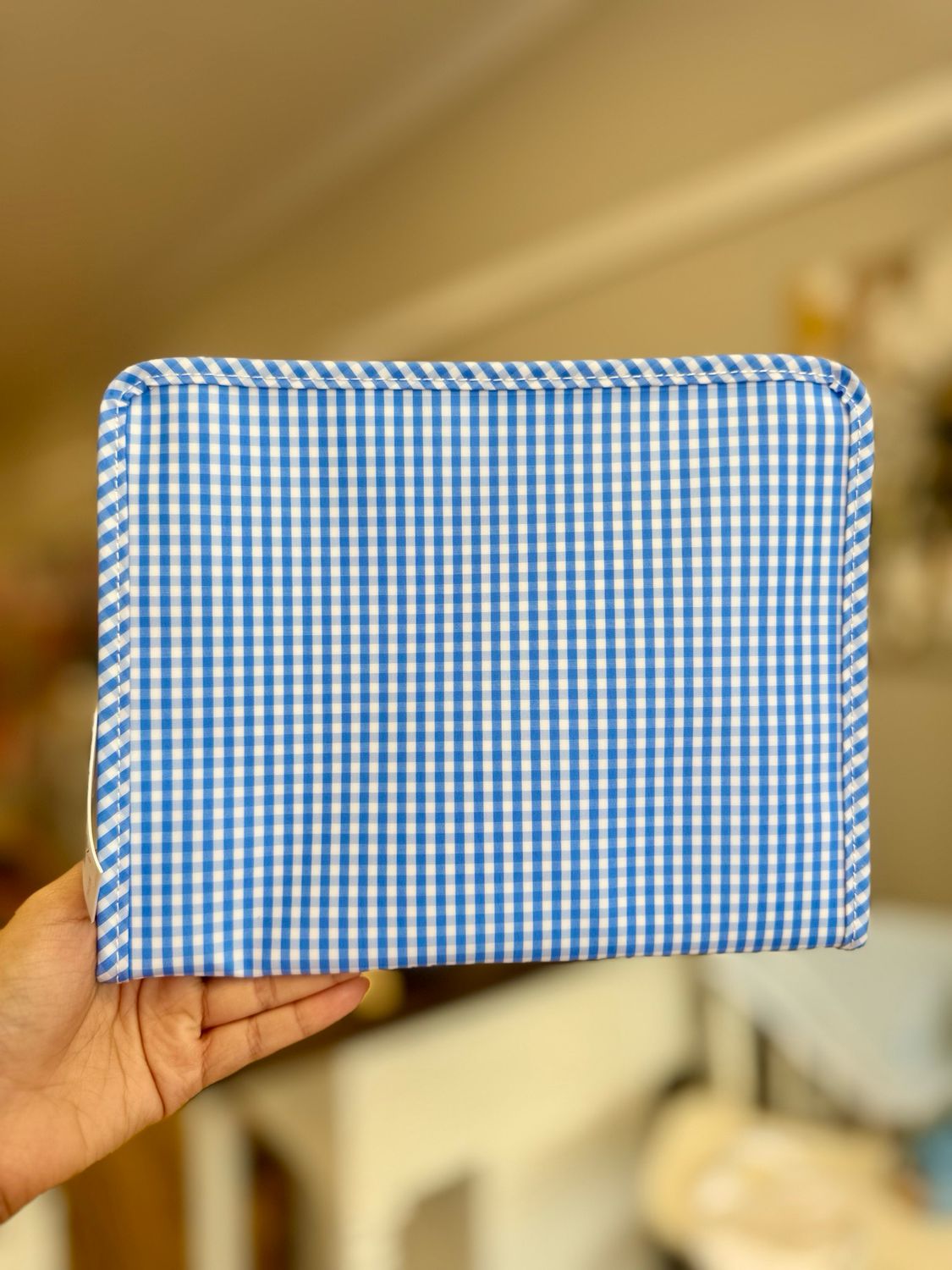 TRVL Large Roadie- Gingham Sky
