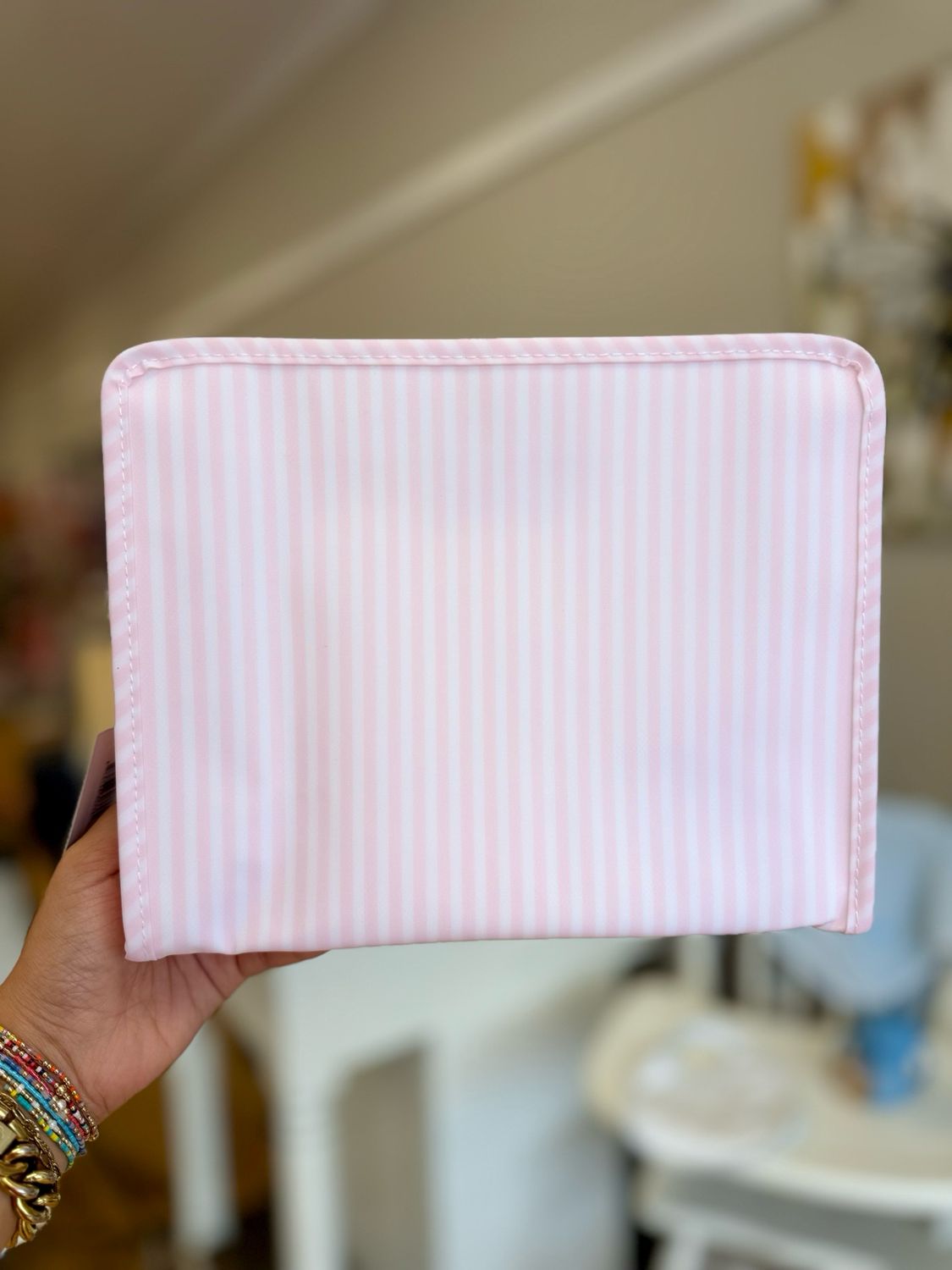 TRVL Large Roadie- Pimlico Stripe Pink