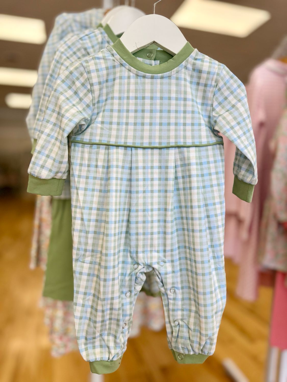 Basin Plaid Patrick Romper
