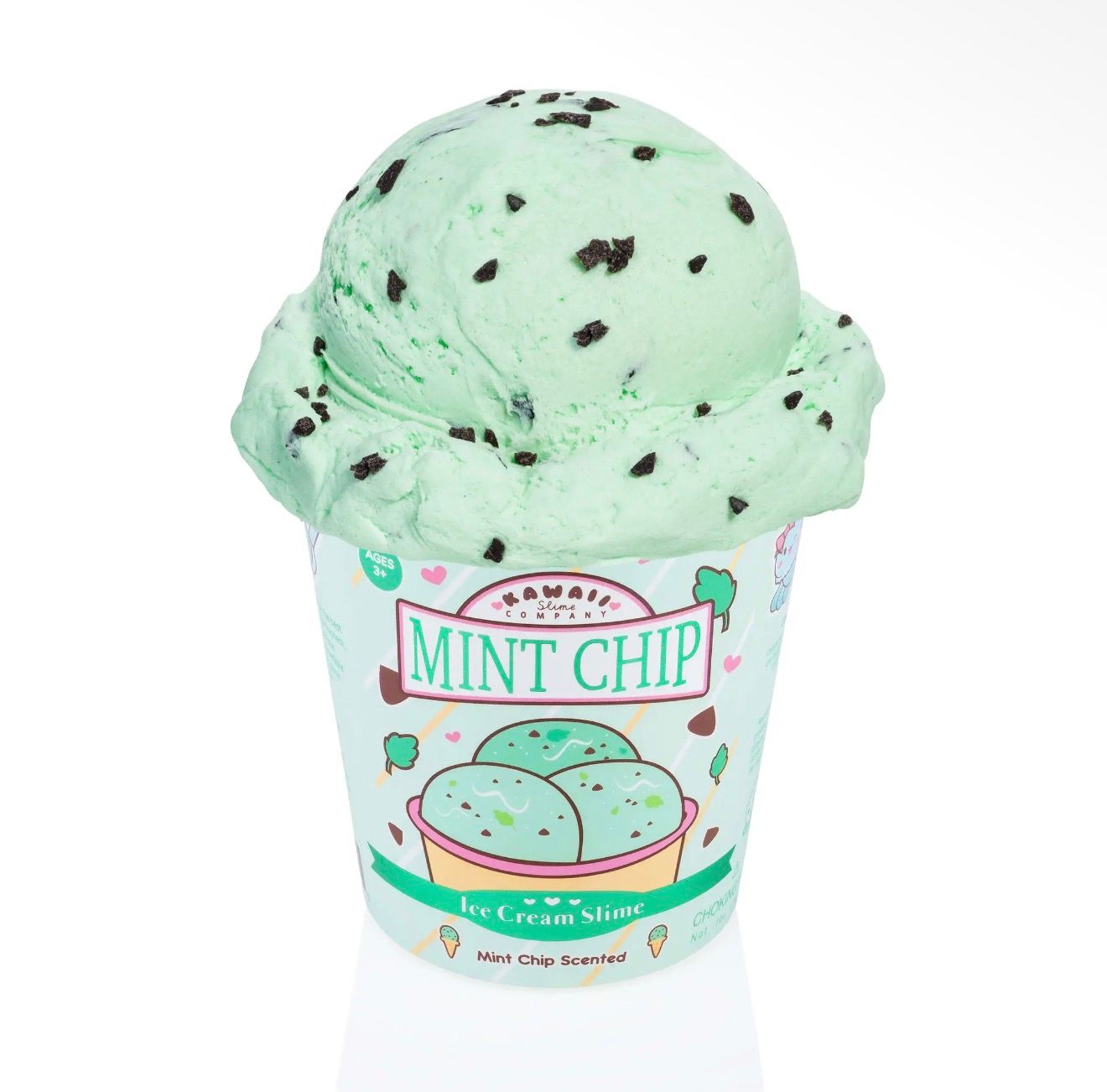 Mint Chip Scented Ice Cream Pint Slime
