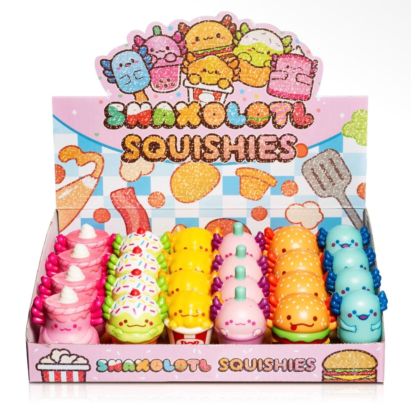 Snaxolotl Mini Squishy Toy