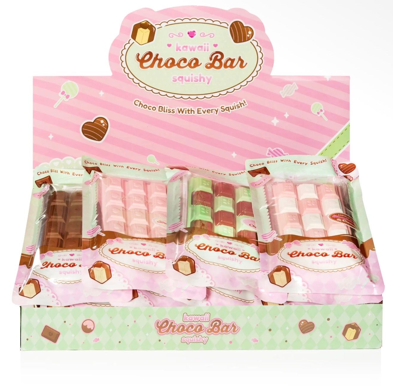 Kawaii Choco Bar Squishy Toy