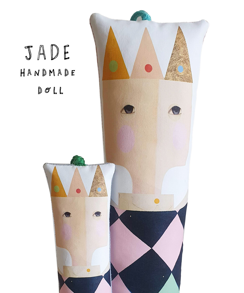JADE  - handmade decorative doll